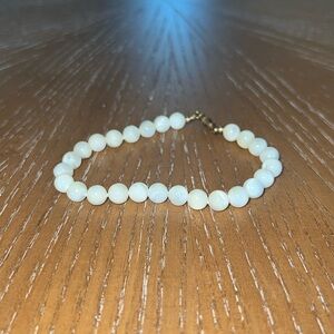 Vintage Cream Colored Marble Bracelet